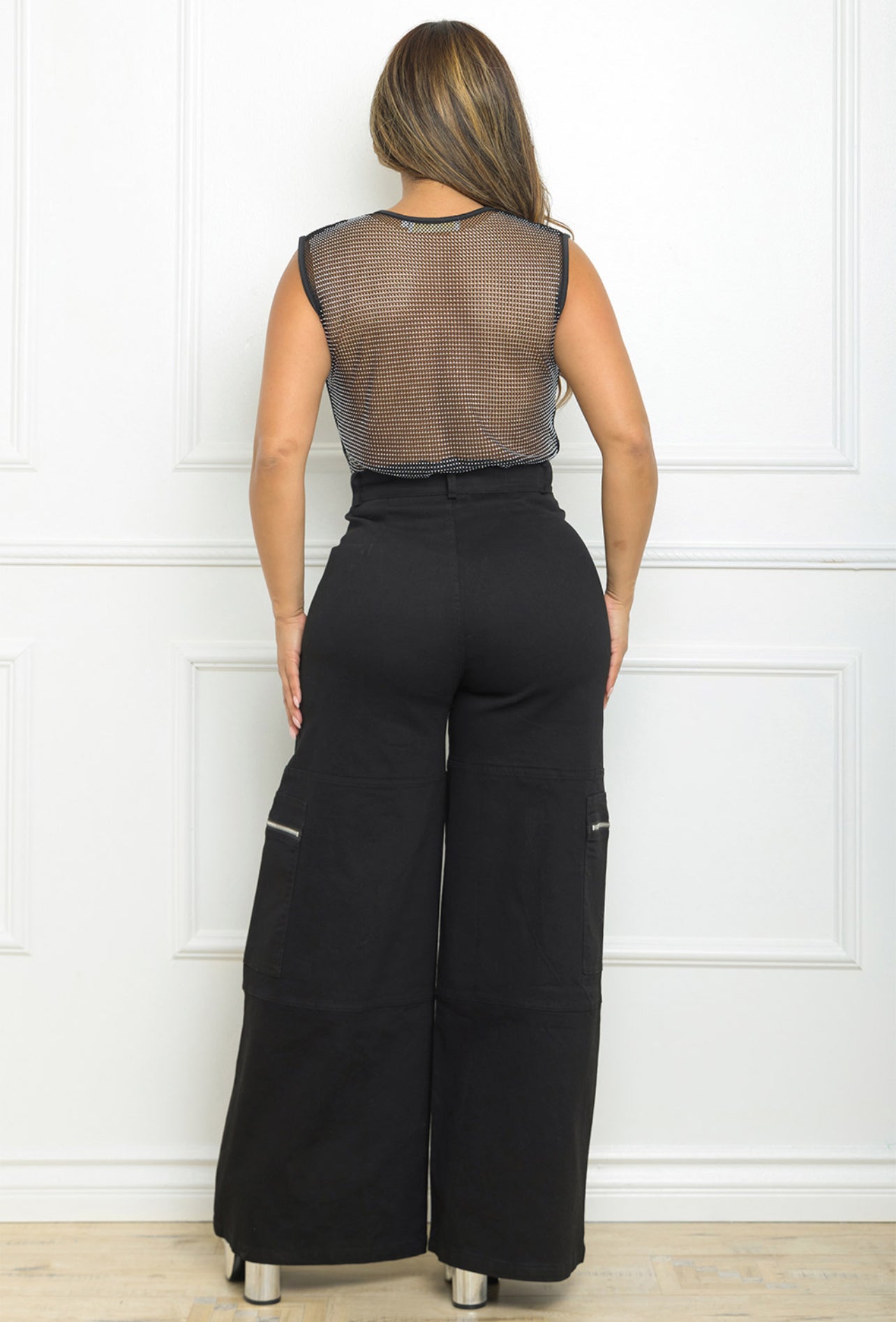 Black Cargo Pants-BeautyRosee Boutique