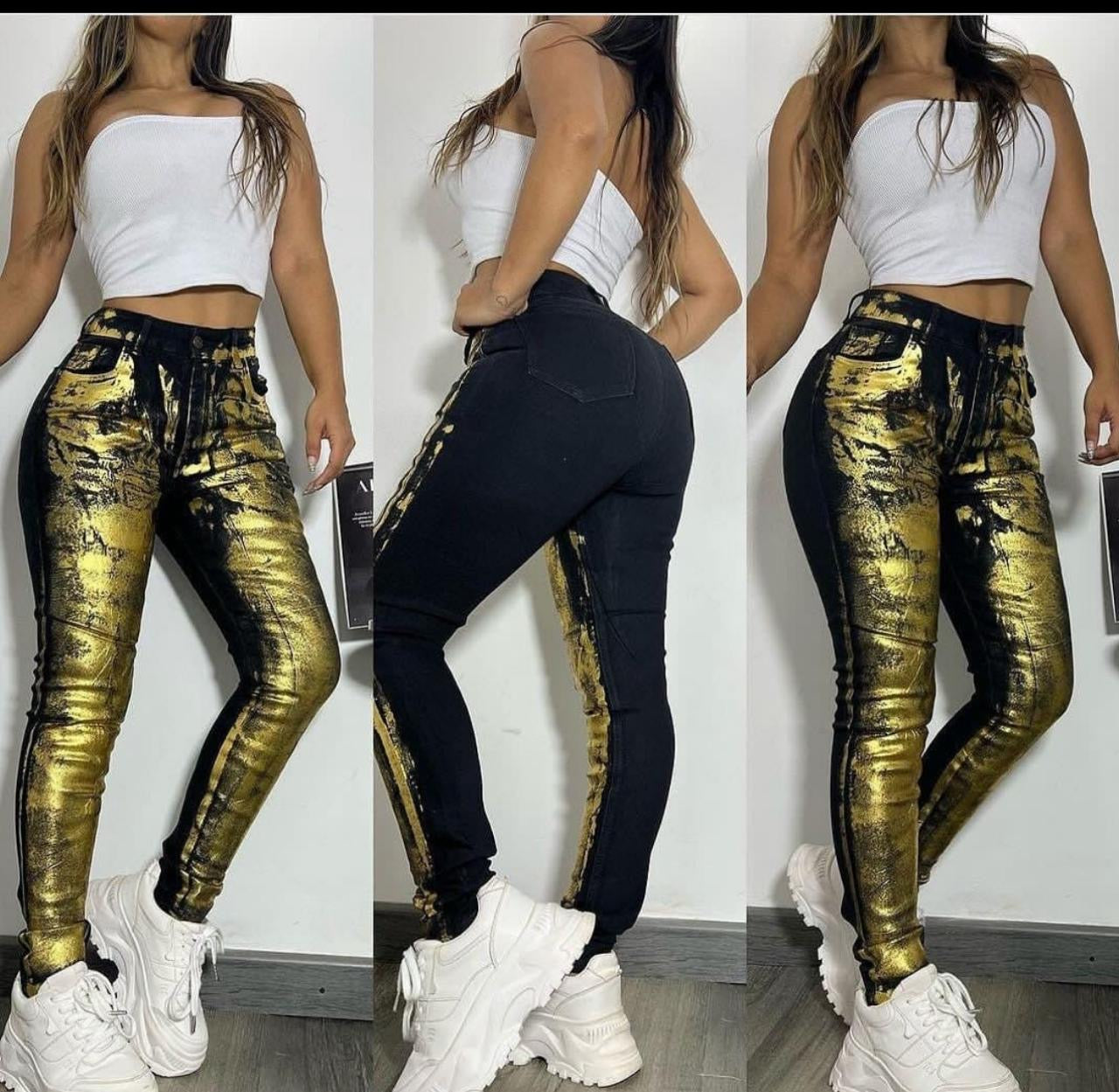 Black Gold Jean-BeautyRosee Boutique