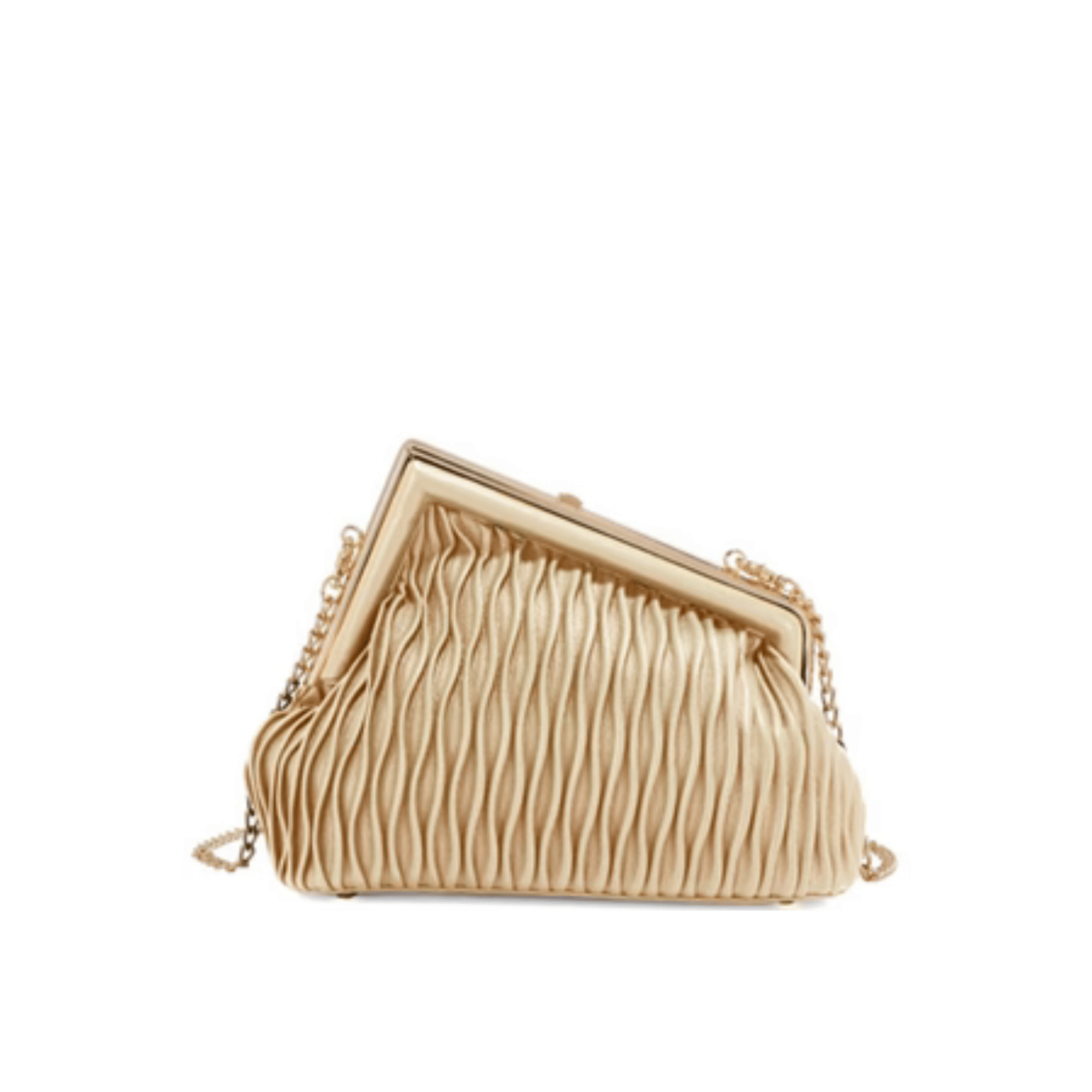 Gold Modern Design Crossbody Bag – Glamorous & Unique