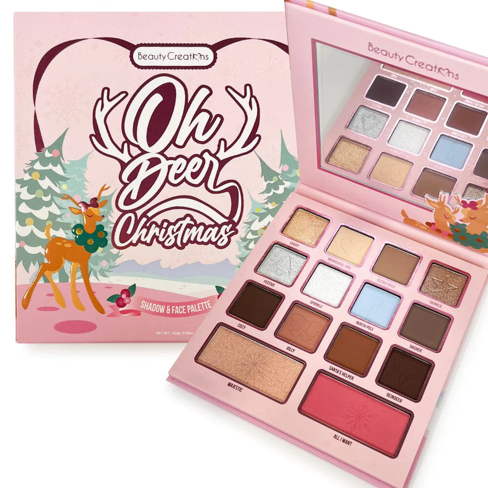 Reindeer Christmas Eyeshadow Palette | Festive & Vibrant Colors