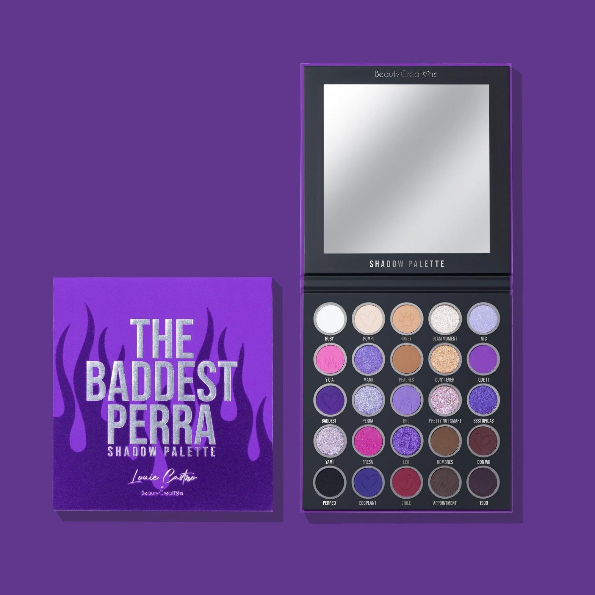 The Baddest Perra Shadow Palette | Bold & Vibrant Eye Colors