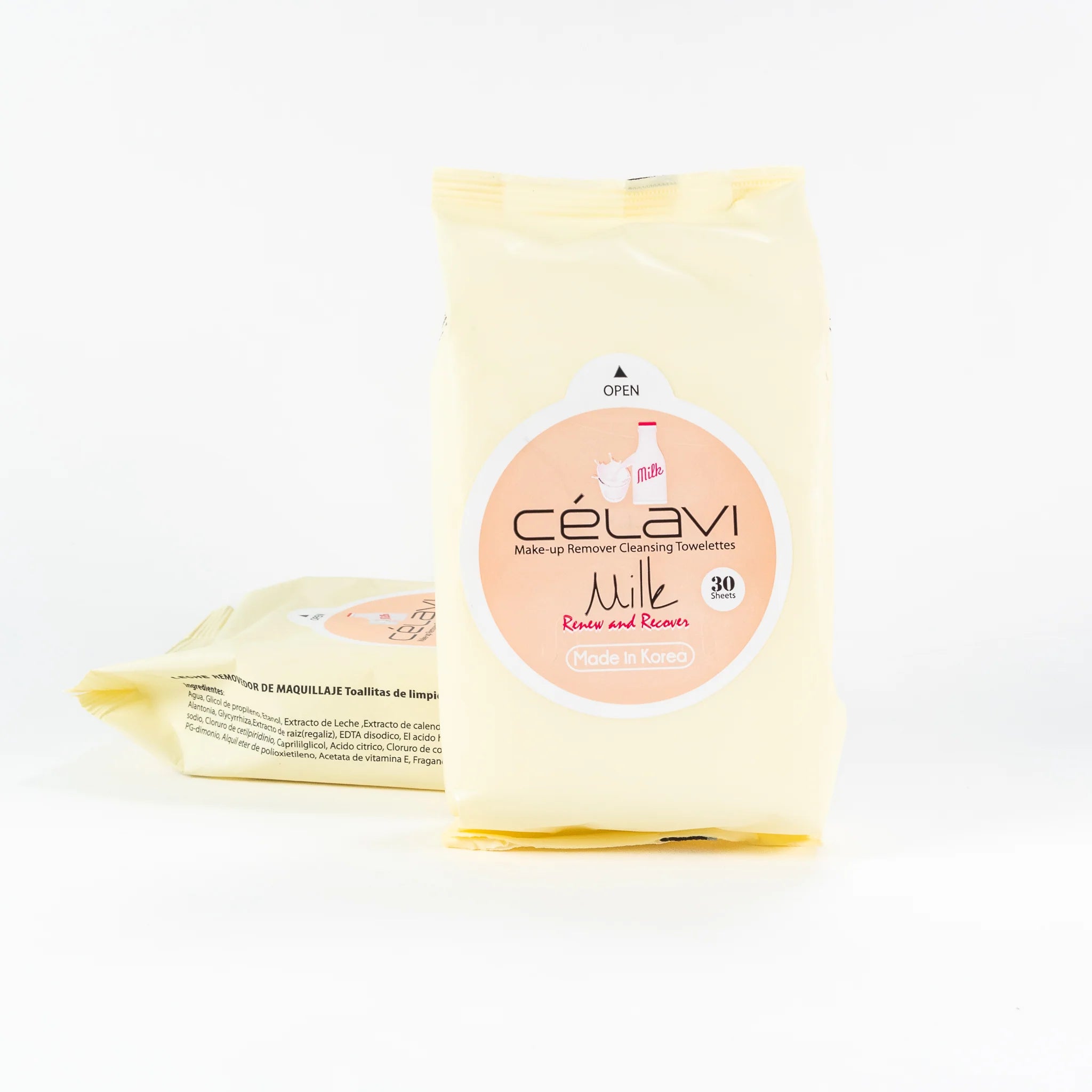 Milk Cleansing Wipes | Gentle & Moisturizing Facial Cloths